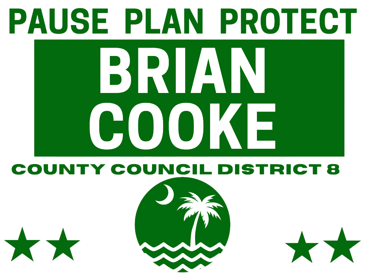 Brian Cooke for County Council District 8 Campaign Logo